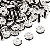 Brass Grade A Rhinestone Spacer Beads RB-A014-Z6mm-11S-2