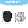 Portable Stainless Steel with Iron Liquid Alcohol Stoves for Camping AJEW-WH0314-339-2