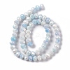 Ombre Effect Dyed Glass Beads Strands GLAA-C023-02A-3