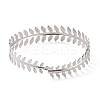 Leaf Upper Arm Cuff Band AJEW-G033-02P-2