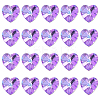 Faceted Glass Charms RGLA-SC0001-03A-1
