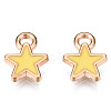 Alloy Enamel Star Charms ENAM-N054-69D-NR-2