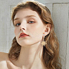 5Pcs Brass Micro Pave Clear Cubic Zirconia Pendants FIND-DC0006-36-6