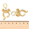 304 Stainless Steel Bowknot Hoop Earrrings EJEW-U065-04G-3