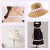 10 Yards Polyester Lace Ribbon OCOR-GF0006-01-5