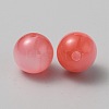 10Pcs Imitation Cat Eye Resin Beads FIND-WH0162-15-2