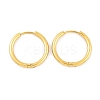 Ion Plating(IP) Round Ring 304 Stainless Steel Hoop Earrings for Women LS-EJEW-G388-02B-G-1