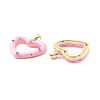 Rack Plating Brass Micro Pave Colorful Cubic Zirconia Pendants KK-D073-07G-04-2