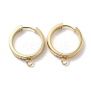 201 Stainless Steel Huggie Hoop Earrings Findings STAS-A167-01V-G-1