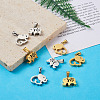 8Pcs 4 Styles 304 Stainless Steel Pendants STAS-TA0001-36-3