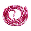 Baking Paint Pearlized Glass Pearl Round Bead Strands X-HY-Q003-6mm-10-3