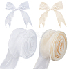 2 Rolls 2 Colors Polyester Chiffon Ribbon DIY-CP0010-72-1