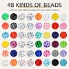 DIY Glass & Acrylic & Polymer Clay Beads Bracelets Making Kits DIY-FS0007-93-2