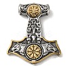 Viking 304 Stainless Steel Pendants LS-STAS-Z059-11AS-1
