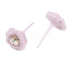 Hypoallergenic Bioceramics Zirconia Ceramic Stud Earrings EJEW-C111-10C-3