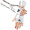 PU Leather Fingerless Gloves AJEW-WH20018-116B-1