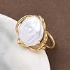 304 Stainless Steel with Acrylic Finger Rings RJEW-Z118-10G-5