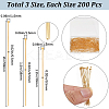 600Pcs 3 Styles Jewelry Findings KK-SP0001-77G-2