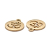 201 Stainless Steel Pendants STAS-D451-25G-3