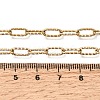 4MM 304 Stainless Steel Textured Paperclip Chain Necklaces for Man and Women SA-CBAB767-09G-5