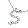 304 Stainless Steel Cross Link Chain Bracelet Making AJEW-JB01380-02-4