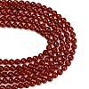 Natural Carnelian Beads Strands G-C280-B10-10mm-5