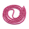 Baking Paint Pearlized Glass Pearl Round Bead Strands LS-HY-Q003-10mm-10-3