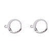 Tarnish Resistant 316L Surgical Stainless Steel Leverback Earring Findings STAS-F075-38P-1