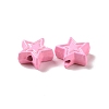 Spray Painted Alloy Beads PALLOY-K001-02B-3