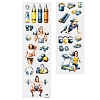 Independent Living Themes Label Paster Picture Stickers DIY-Q038-04C-1