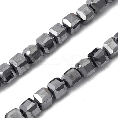 Synthetic Terahertz Stone Beads Strands G-H327-L03-03-1