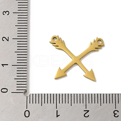 PVD Vacuum Plating 201 Stainless Steel Pendants STAS-E217-33G-1