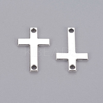 Tibetan Style Alloy Cross Links connectors X-TIBE-2907-AS-LF-1
