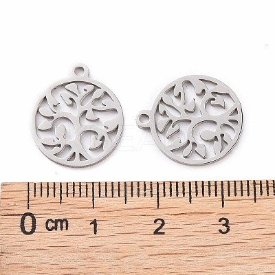 Non-Tarnish 201 Stainless Steel Pendants STAS-S105-JN890-01-1