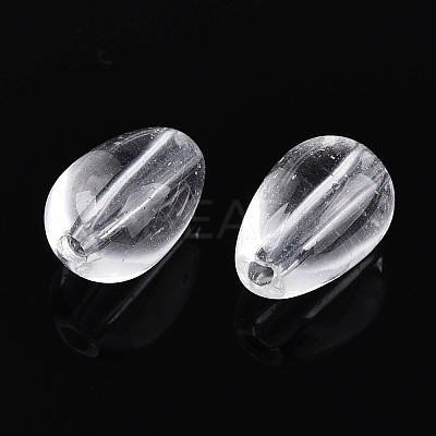 Baking Paint Transparent Glass Beads DGLA-N014-10M-1