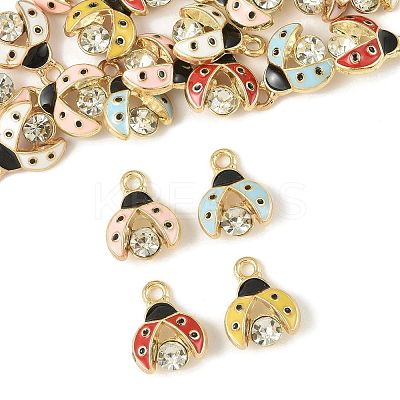 24Pcs Alloy Enamel Charms ENAM-FS0003-76-1