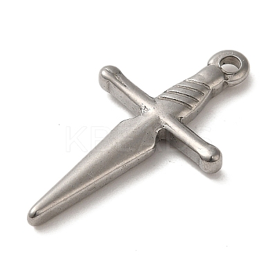 Non-Tarnish 304 Stainless Steel Pendants STAS-R223-05B-1