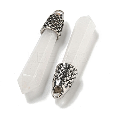 Natural Quartz Crystal Pointed Big Pendants G-F766-02AS-08-1