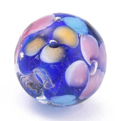 Round Lampwork Beads LAMP-H059-A01-1