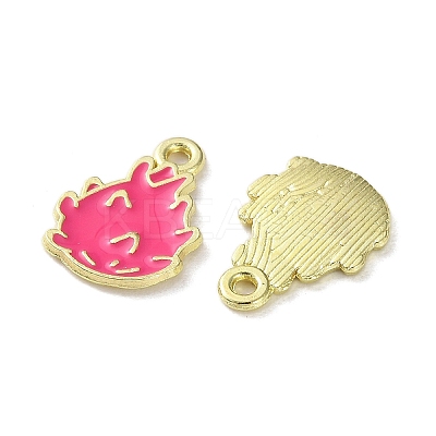 Fruit Alloy Enamel Charms PALLOY-S058-01LG-06-1