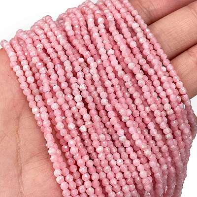 Natural Pink Opal Beads Strands G-H003-B06-02-1