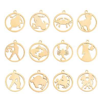 201 Stainless Steel Pendant STAS-UN0022-88G-1