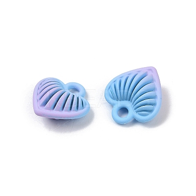 Spray Painted Alloy Pendants PALLOY-S038-15C-1