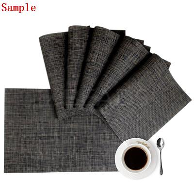 (Clearance Sale)PVC Non-Slip Imitation Rattan Insulation Pad AJEW-TAC0003-02-1