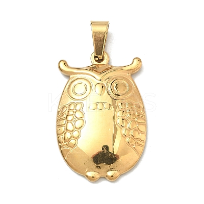 304 Stainless Steel Pendants STAS-F336-09G-02-1