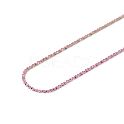 Ion Plating(IP) 304 Stainless Steel Serpentine Chain Necklace for Men Women NJEW-G076-01A-M-1