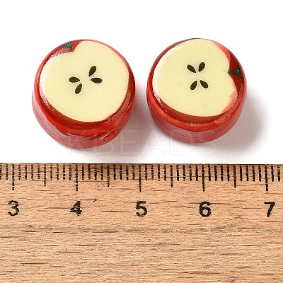 Christmas Theme Glazed Porcelain Beads PORC-NH0001-01A-1