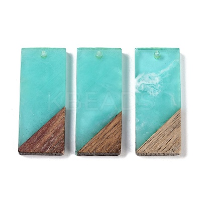 Resin & Wood Pendants WOOD-F015-09F-1