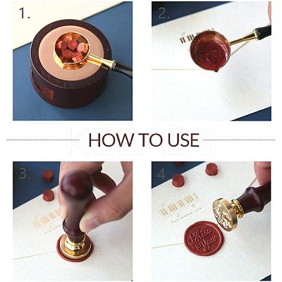 Sealing Wax Particles for Retro Seal Stamp DIY-CP0001-48C-1