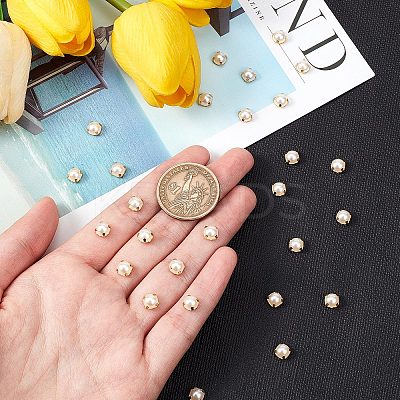 Sew on Acrylic Imitation Pearl SACR-GF0001-03C-1